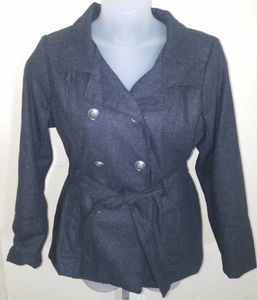 🚫SOLD!🚫 New Look - Grey Winter Peacoat Jacket Sz 1X